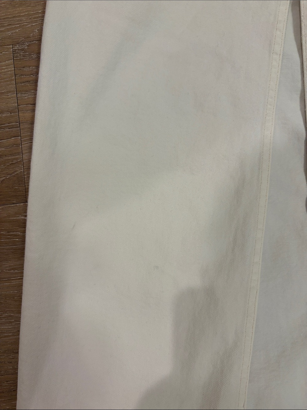 DL1961 White Denim Skirt with Front Button Detail - Picture 5 of 6